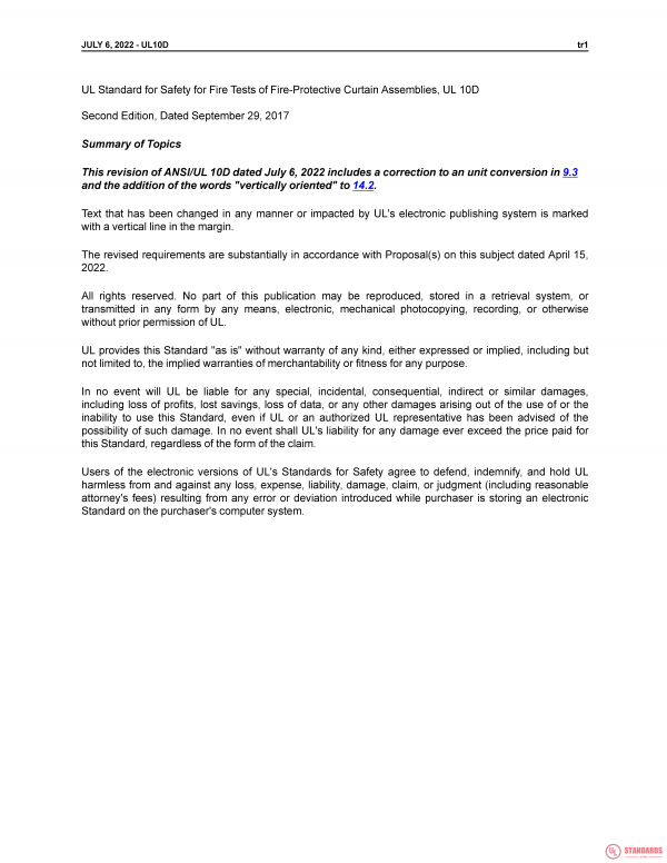 UL 10D PDF